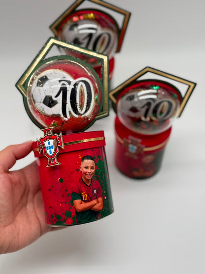 Football Personalised Pringles  | Football Personalised Party Favour | Football Birthday Decor | Personalised Portugal Pringles Party Favour