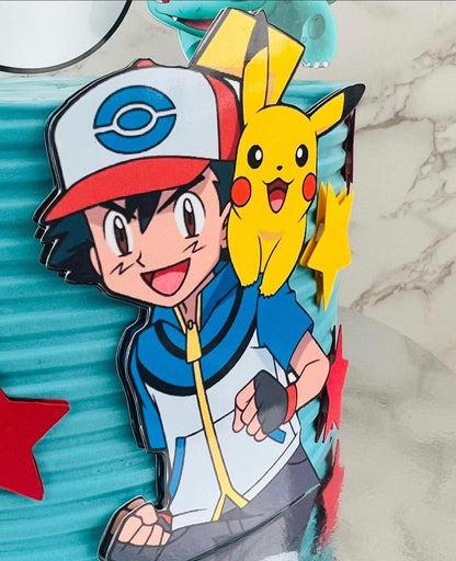 Pokemon Cake Topper | Pokemon Cake Ideas | Pokemon Birthday | Pokemon Party | Pokemon Personalised Cake Topper