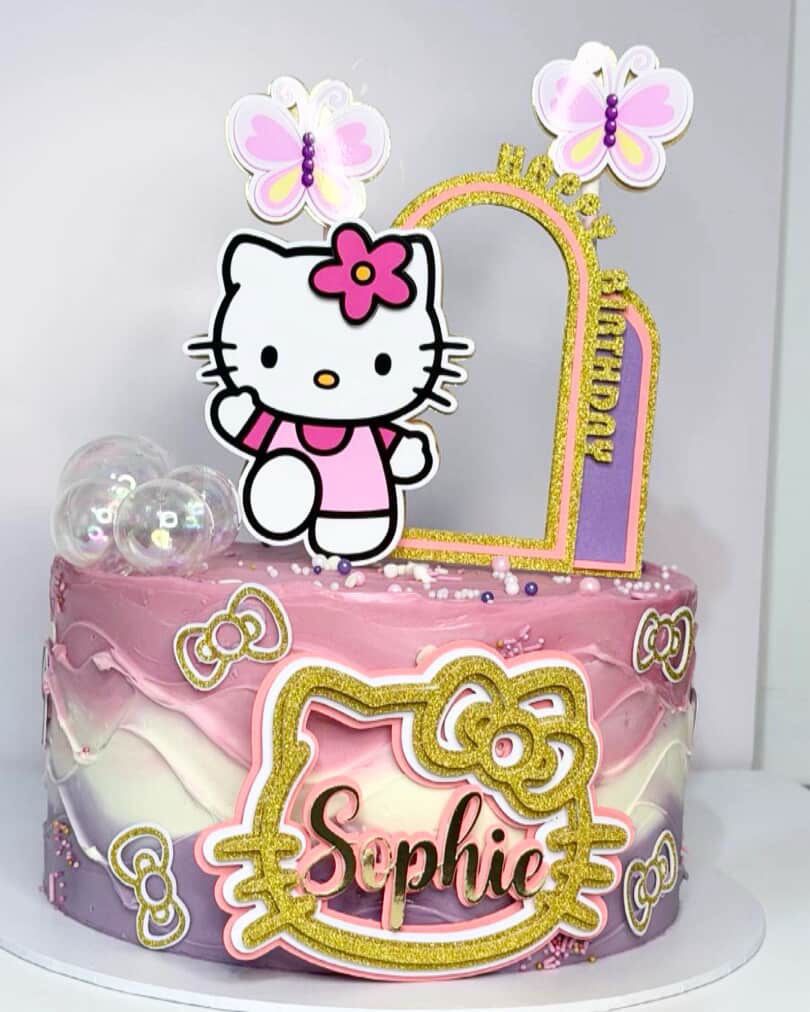 Hello Kitty Cake Topper | Hello Kitty Birthday | Hello Kitty Cake Ideas