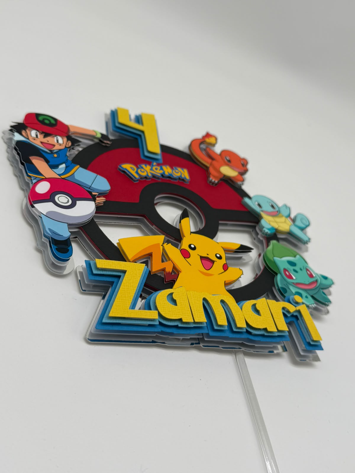 Pokemon Cake Topper | Pokemon Party | Pikachu Cake Topper | Pikachu Party