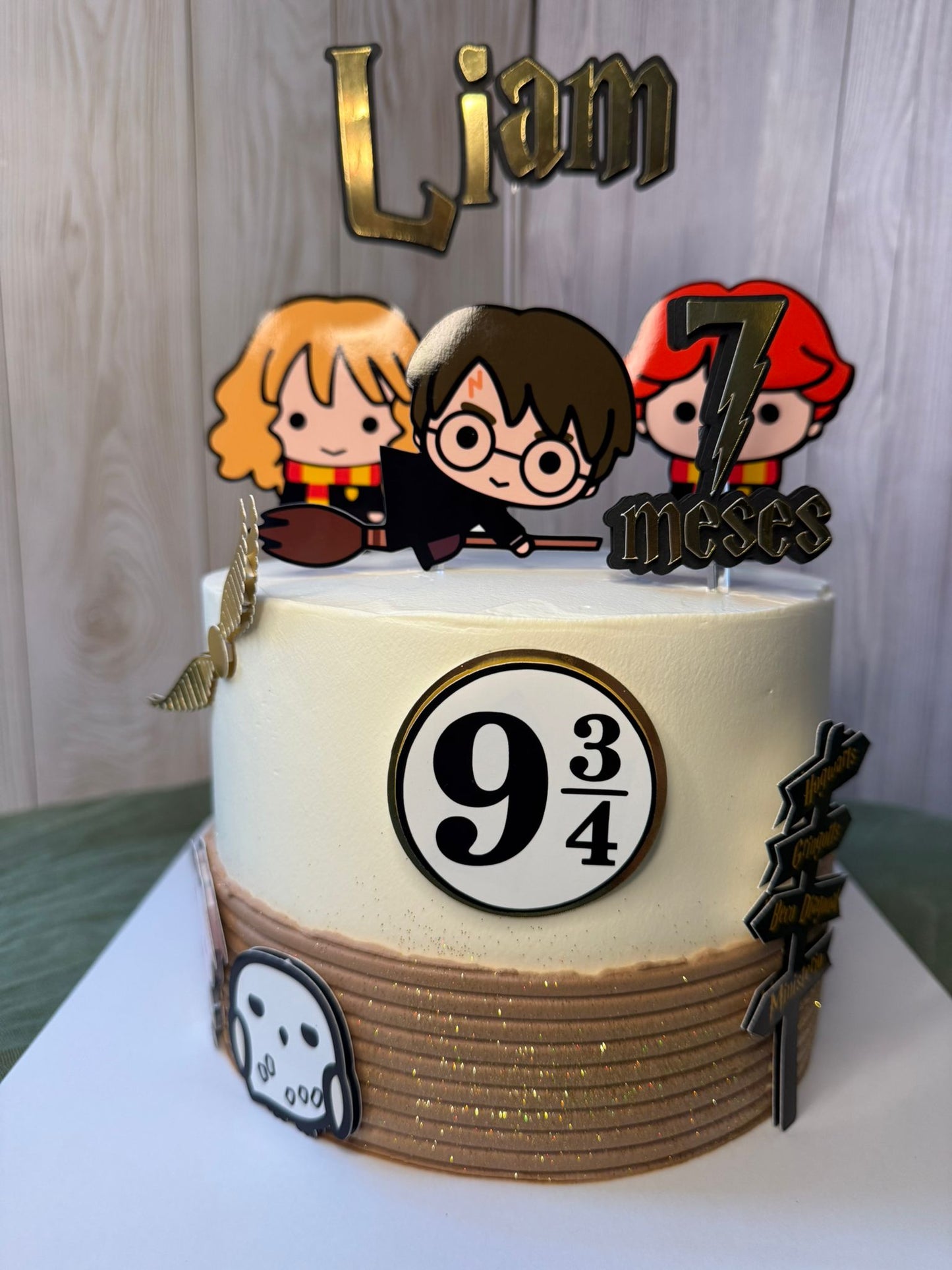 Cute Harry Potter Cake Topper | Chibbi Harry Potter Cake Topper | Harry Potter Cake Ideas | Harry Potter Birthday Decor | Personalised Harry Potter Birthday Cake