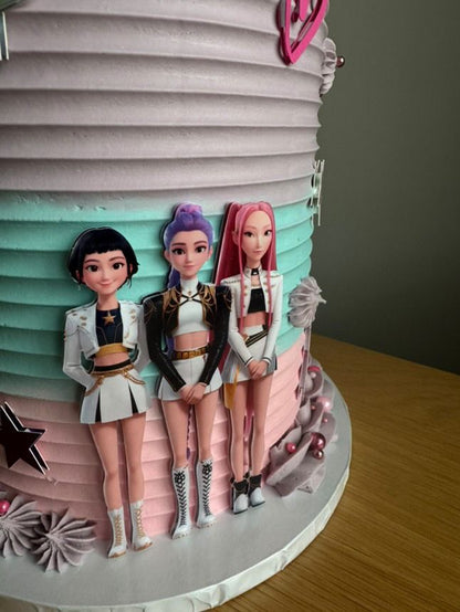 Kpop Demon Hunters Cake Topper | Kpop Demon Hunters Birthday | Kpop Demon Hunters Cake Ideas | Kpop Demon Hunters Party Decor | Kpop Demon Hunters Party Ideas