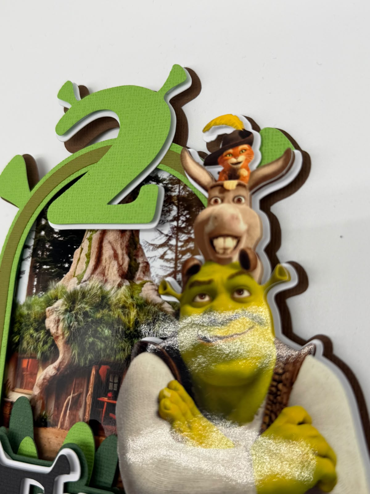 Shrek Cake Topper | Boys Birthday Party Decoration | Personalised Shrek Party Supplies | Shrek Cake Ideas