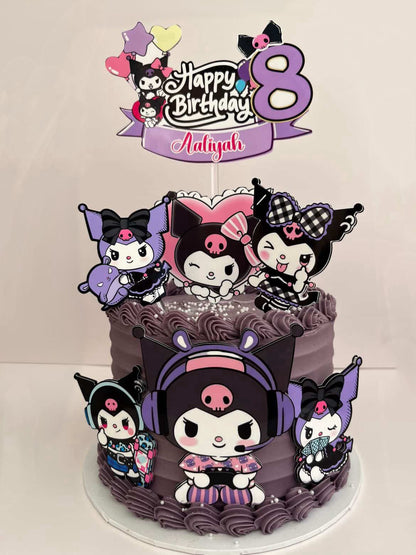 Kuromi Cake Topper | Kuromi Birthday | Kuromi Cake Ideas | Kuromi Party Ideas