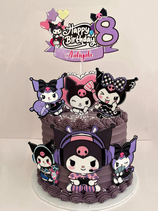 Kuromi Cake Topper | Kuromi Birthday | Kuromi Cake Ideas | Kuromi Party Ideas