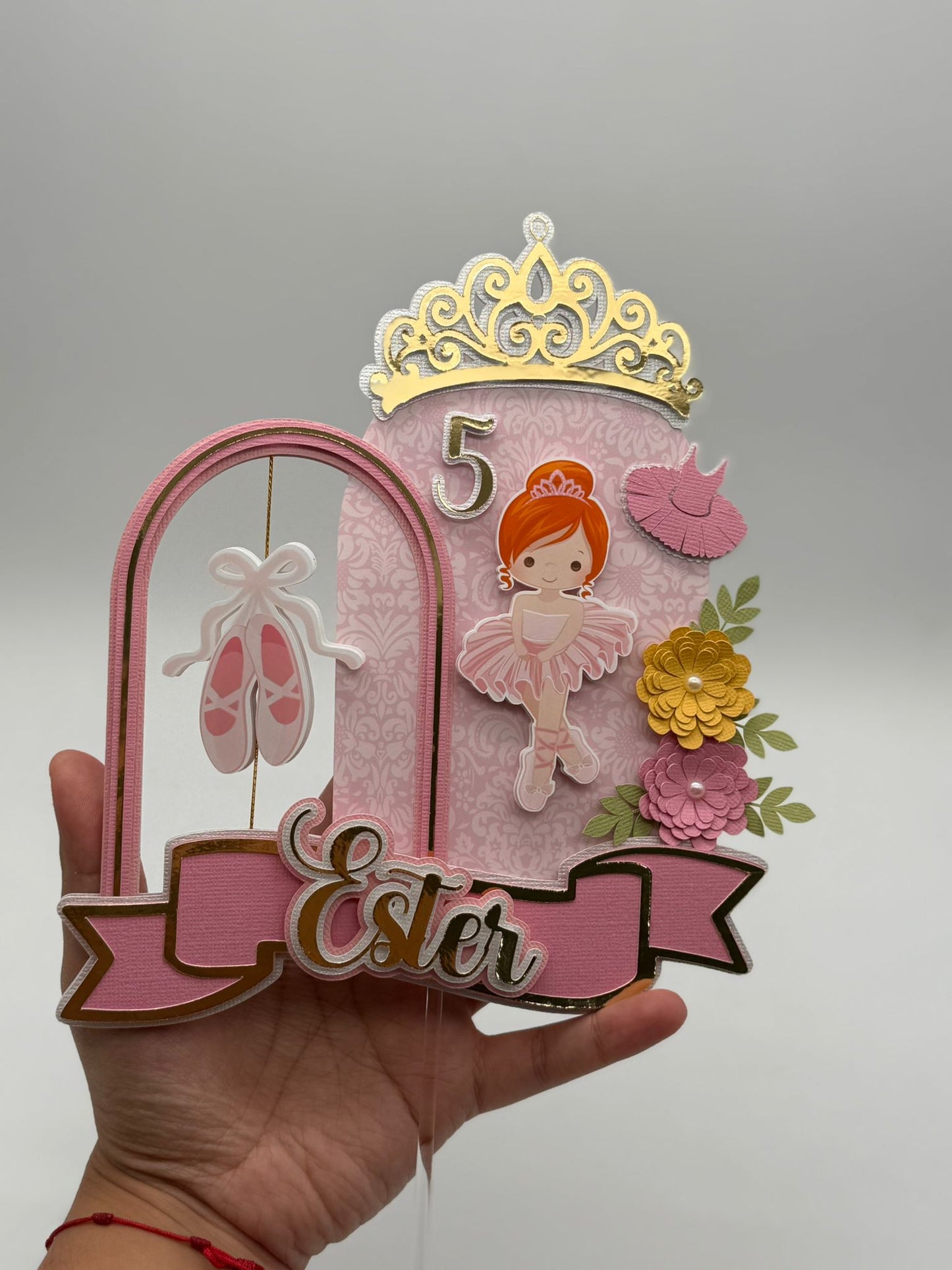 Ballerina Cake Topper | Ballerina Cake Ideas | Ballerina Party | Ballerina Birthday | Cute Ballerina Cake Topper | Girls Birthday | Girls Cake Topper | Delicate Ballerina Cake Topper