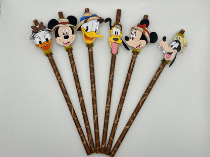 Mickey Safari Party Tableware | Mickey Safari Party Placemats | Mickey Safari Party Cups | Mickey Safari Party Plate | Mickey Safari Party Cutlery Holder | Mickey Safari Party Straw | Mickey Safari Birthday Decoration | Mickey Safari Party Supplies