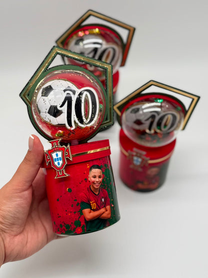 Football Personalised Pringles  | Football Personalised Party Favour | Football Birthday Decor | Personalised Portugal Pringles Party Favour
