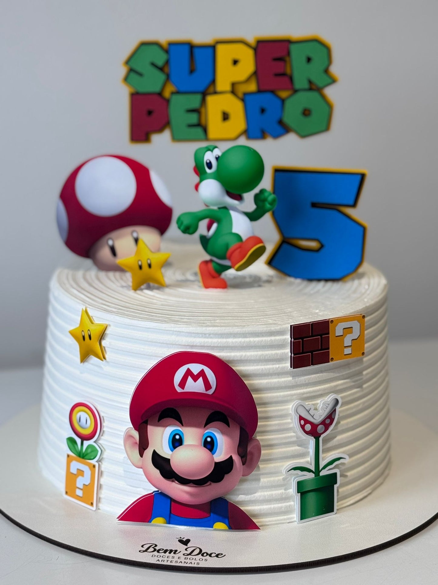 Super Mario Cake Topper | Super Mario Birthday | Mario Cake Topper | Mario Kart Cake Topper | Super Mario Party Decor | Boys Cake Topper | Personalised Mario Party Supplies | Mario Bros Party