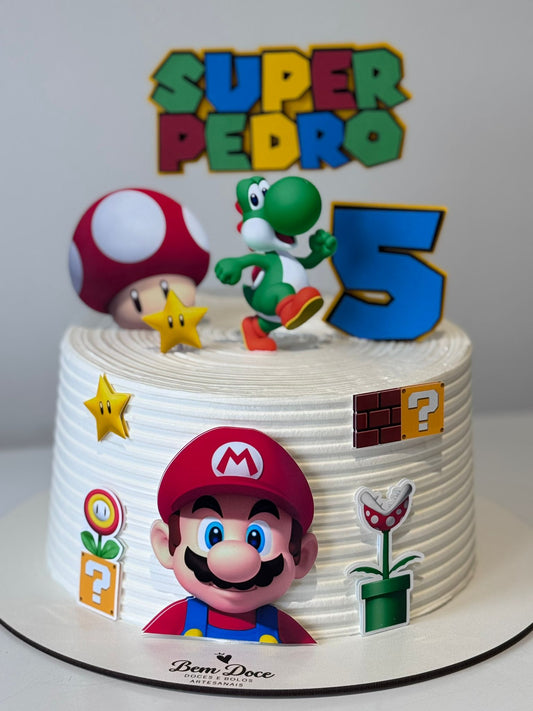 Super Mario Cake Topper | Super Mario Birthday | Mario Cake Topper | Mario Kart Cake Topper | Super Mario Party Decor | Boys Cake Topper | Personalised Mario Party Supplies | Mario Bros Party