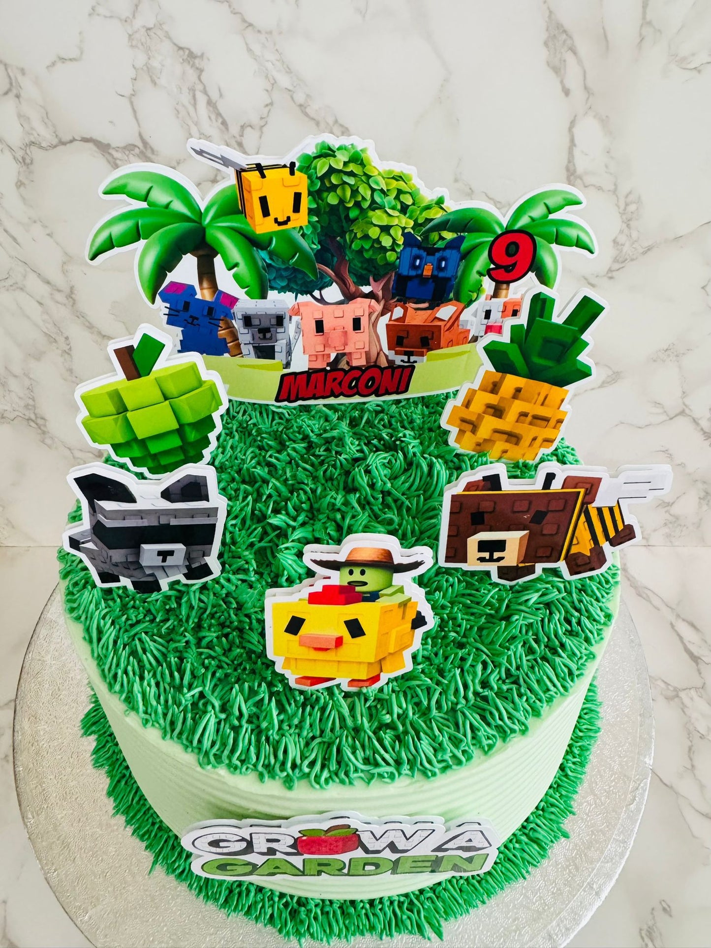 Roblox Grow A Garden Cake Topper | Roblox Grow A Garden Cake Ideas | Grow A Garden Party Decor | Grow A Garden Birthday Ideas