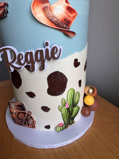 Cowboy Danny Go Cake Topper | Cowboy Danny Go Party | Cowboy Danny Go Party Decor | Cowboy Danny Go Cake Ideas
