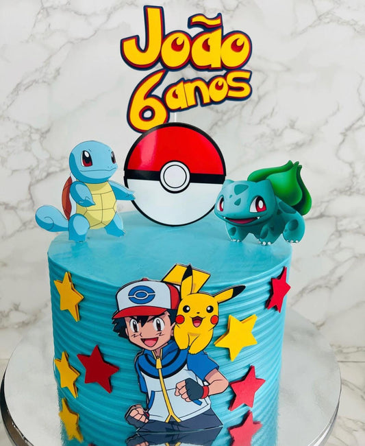 Pokemon Cake Topper | Pokemon Cake Ideas | Pokemon Birthday | Pokemon Party | Pokemon Personalised Cake Topper