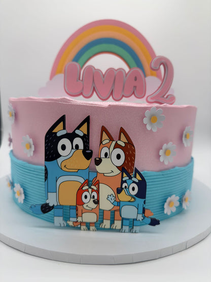 Bluey Cake Topper | Bluey Birthday | Bluey Cake Ideas | Bluey Party Ideas