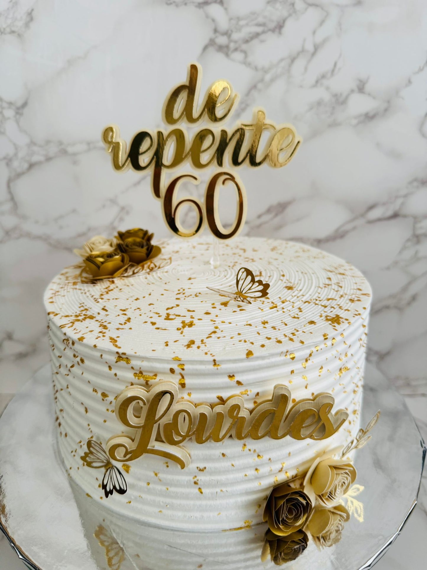 60th Birthday Cake Topper | De Repente 60 | Bolo 60 Anos | 60th Birthday Cake Ideas | 60th Party Ideas | 60th Cake Ideas