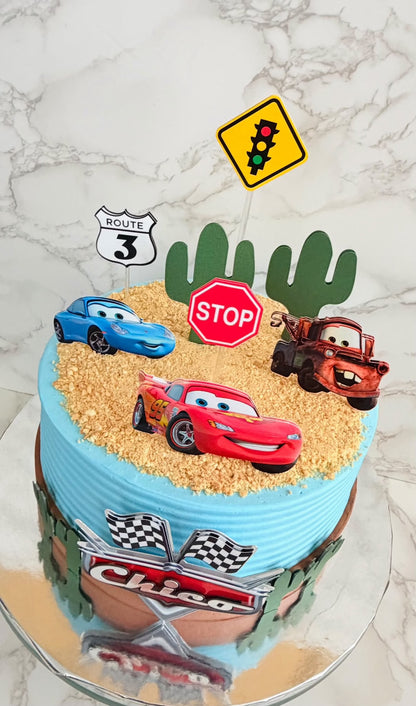 Cars Cake Topper | Cars Birthday | Cars Cake Ideas | Cars Party Ideas | Cute Cars Birthday Cake | Boys Party Idea
