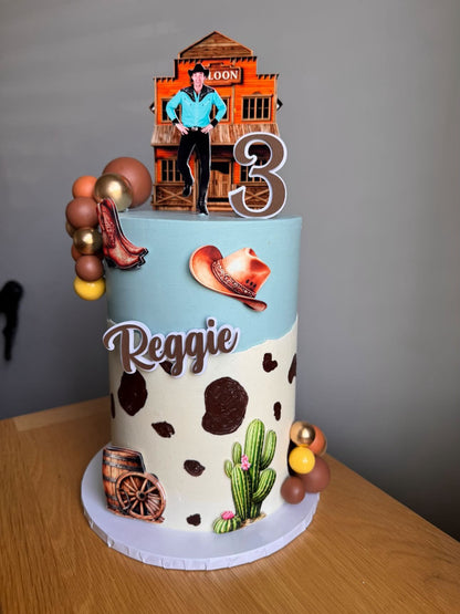 Cowboy Danny Go Cake Topper | Cowboy Danny Go Party | Cowboy Danny Go Party Decor | Cowboy Danny Go Cake Ideas