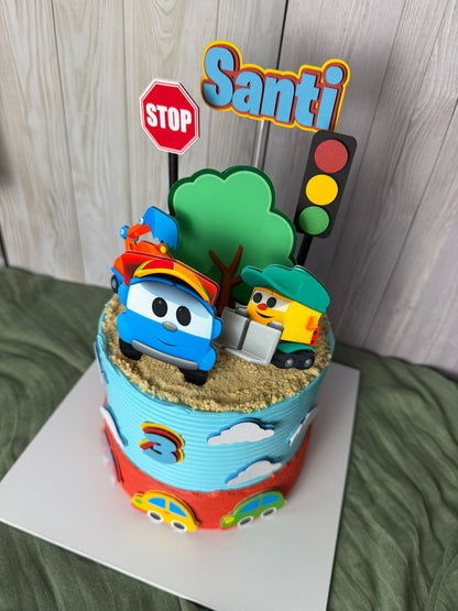 Leo the Truck Cake Topper | Leo the Truck Birthday | Leo the Truck Cake Ideas | Leo the Truck Party Ideas