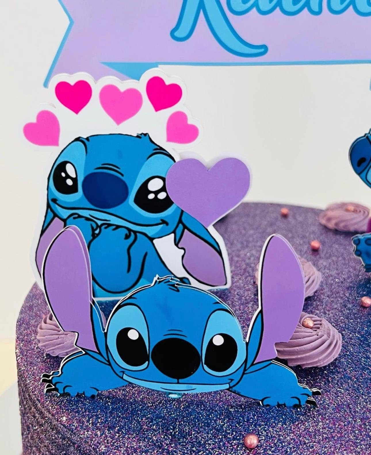 Stitch Cake Topper | Stitch Party | Stitch Birthday | Stitch party Decor | Stitch cake | Stitch Girls Birthday | Stitch Boys Birthday