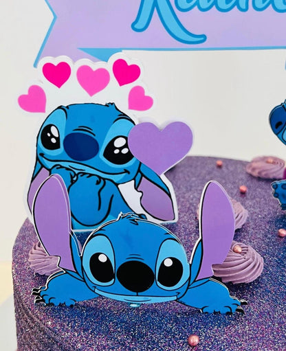 Stitch Cake Topper | Stitch Party | Stitch Birthday | Stitch party Decor | Stitch cake | Stitch Girls Birthday | Stitch Boys Birthday