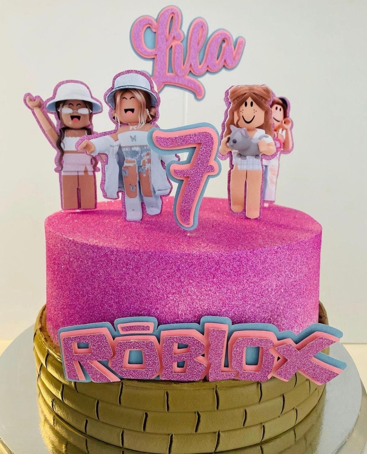 Roblox Girls Cake Topper | Roblox Cake Topper | Roblox Girls | Roblox Party | Roblox Girls Birthday