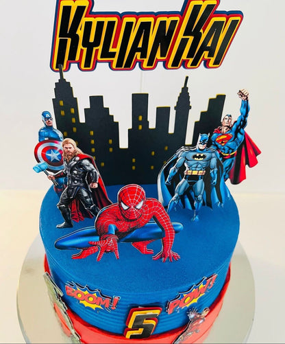 Avengers Cake Topper | Avengers Party | Avengers Birthday | Avengers Birthday decor | Comic Fan Cake topper | Comic Fan Birthday | Boys Part