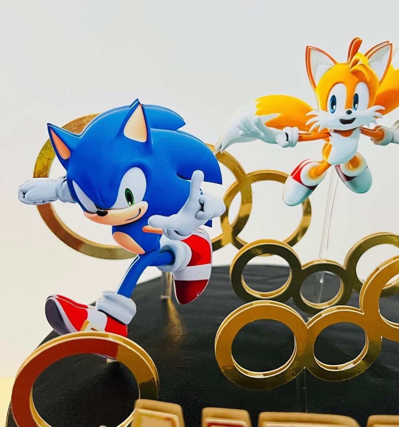 Sonic Shadow Cake Topper | Sonic Cake Topper | Sonic Shadow Party | Sonic Shadow Birthday | Sonic Party Decoration | Sonic Birthday Decor