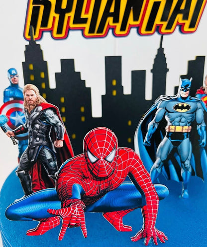 Avengers Cake Topper | Avengers Party | Avengers Birthday | Avengers Birthday decor | Comic Fan Cake topper | Comic Fan Birthday | Boys Part