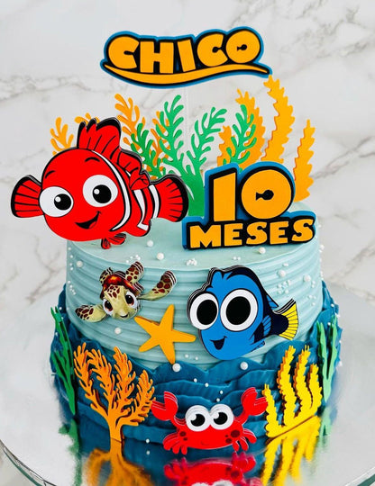 Finding Nemo Cake Topper | Nemo Cake | Nemo Topper| Searching for Nemo | Nemo Birthday | Nemo Party | Dory Birthday | Dory Party | Dory Cake Topper