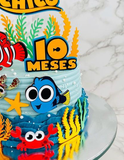 Finding Nemo Cake Topper | Nemo Cake | Nemo Topper| Searching for Nemo | Nemo Birthday | Nemo Party | Dory Birthday | Dory Party | Dory Cake Topper
