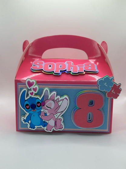 Stitch and Angel Gable Box | Stitch and Angel Party Box | Stitch and Angel Birthday | Stitch and Angel | Stitch and Angel Decoration Ideas