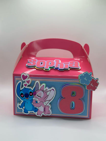 Stitch and Angel Gable Box | Stitch and Angel Party Box | Stitch and Angel Birthday | Stitch and Angel | Stitch and Angel Decoration Ideas