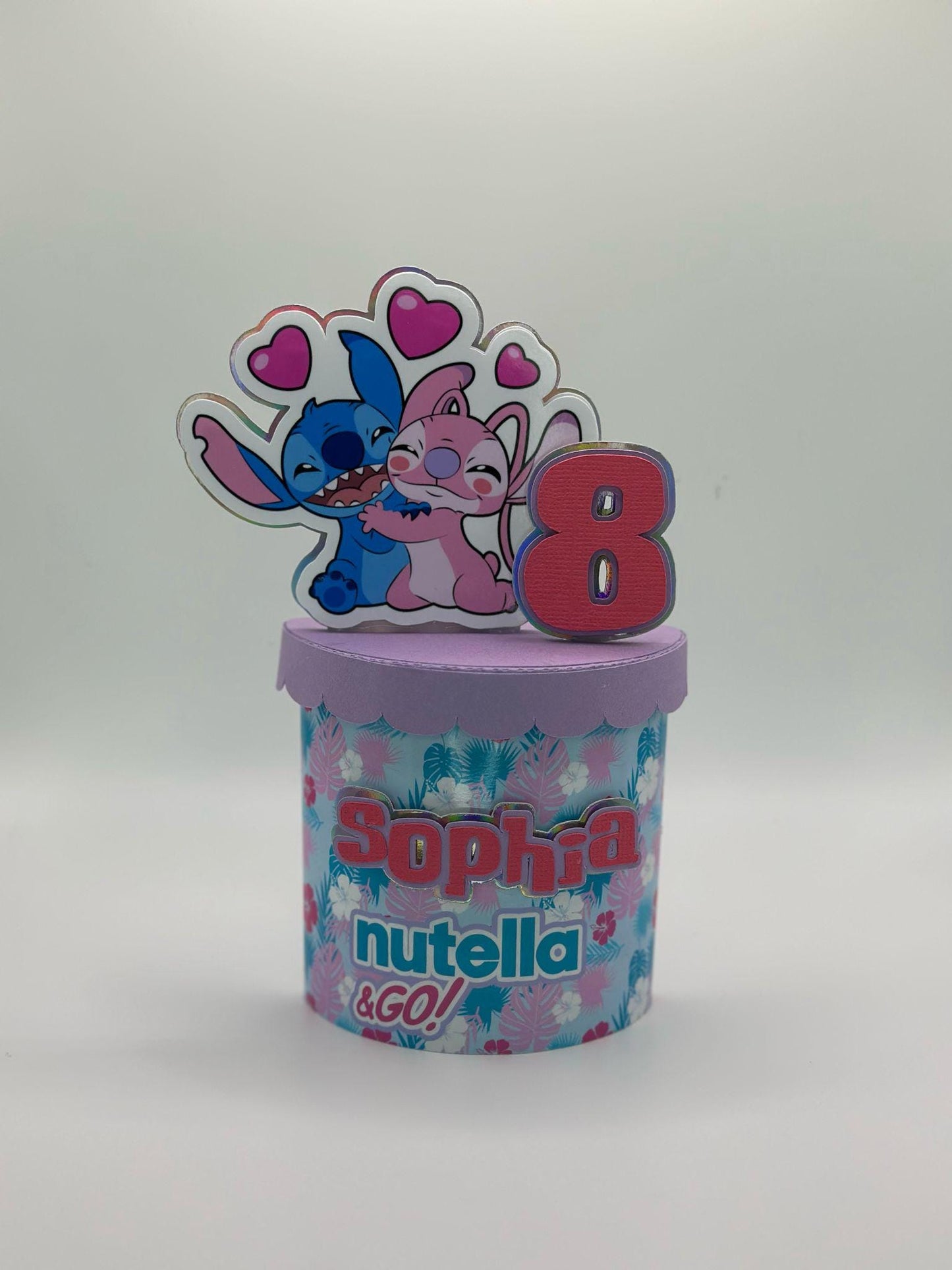 Stitch and Angel Nutella Go | Stitch and Angel Party Favour | Stitch and Angel Birthday | Stitch and Angel | Stitch and Angel Party Decor