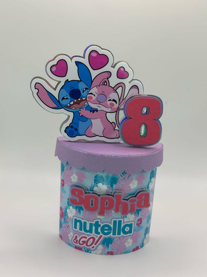Stitch and Angel Nutella Go | Stitch and Angel Party Favour | Stitch and Angel Birthday | Stitch and Angel | Stitch and Angel Party Decor