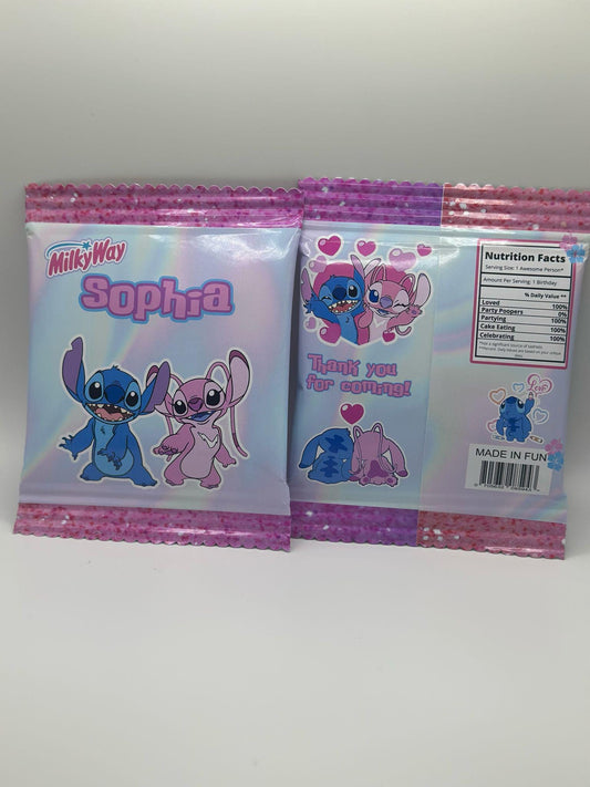 Stitch and Angel Milky Way | Stitch and Angel Party Favour | Stitch and Angel Birthday | Stitch and Angel | Stitch and Angel Party Decor