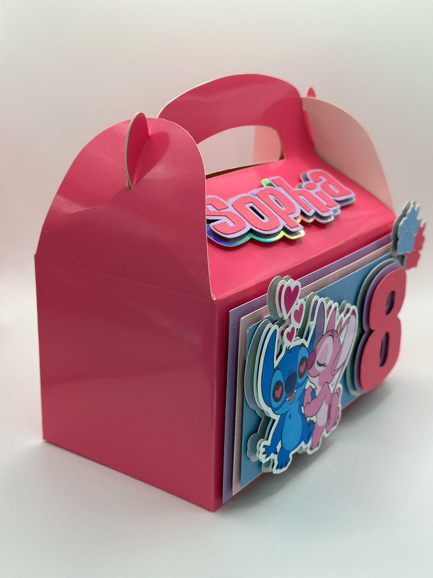 Stitch and Angel Gable Box | Stitch and Angel Party Box | Stitch and Angel Birthday | Stitch and Angel | Stitch and Angel Decoration Ideas