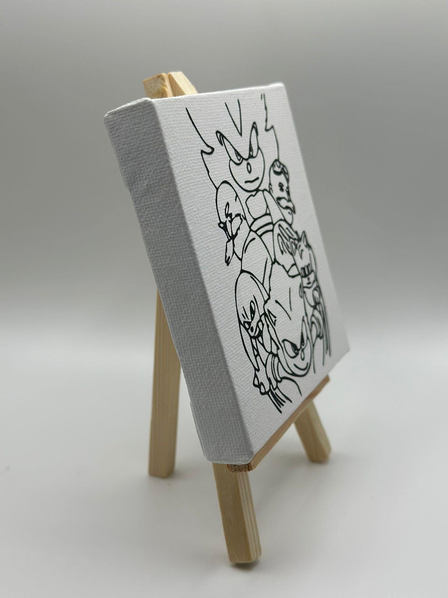 Mini Canvas Party Favour | Mini Canvas Party Bag Filler | Personalised Mini Canva | Party Favour Ideas| Personalised Party Favours|Colouring