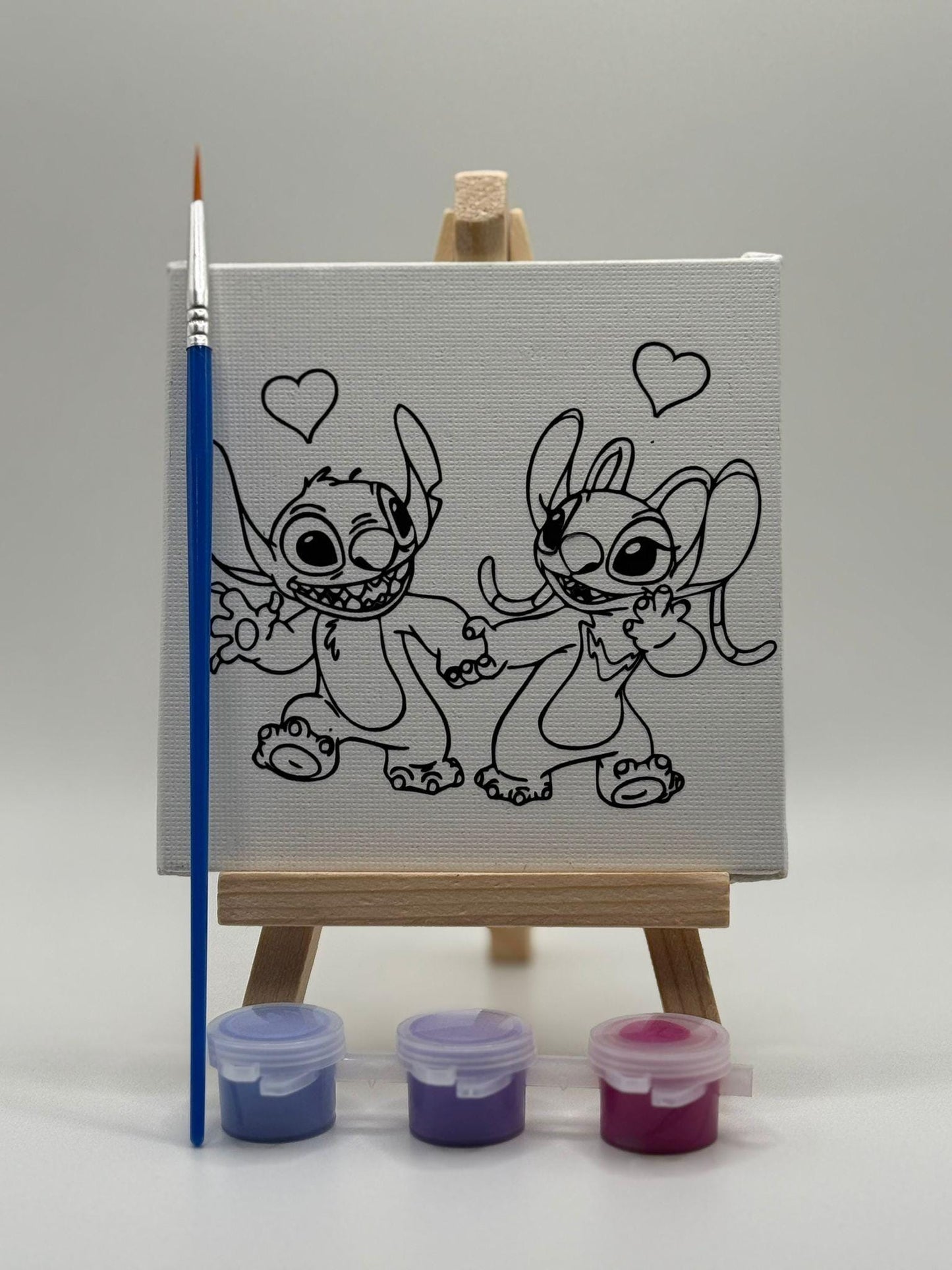 Mini Canvas Party Favour | Mini Canvas Party Bag Filler | Personalised Mini Canva | Party Favour Ideas| Personalised Party Favours|Colouring