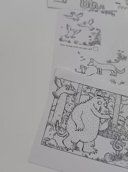 Gruffalo Colouring Sheets | Gruffalo Party Favours | Gruffalo Party Bag Fillers