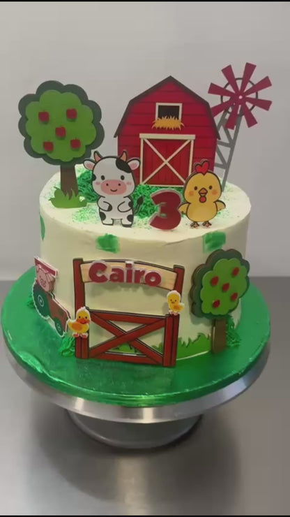 Farm Cake Topper | Cute Farm Cake Ideas | Cute Farm Animals Cake Topper | Boys Farm Cake Ideas | Girls Farm Cake Ideas