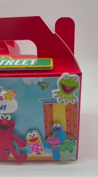 Elmo Party Boxes | Sesame Street Personalised Party Boxes | Elmo Birthday | Sesame Street Birthday Ideas | Elmo Party Favors | Sesame Street Party Boxes